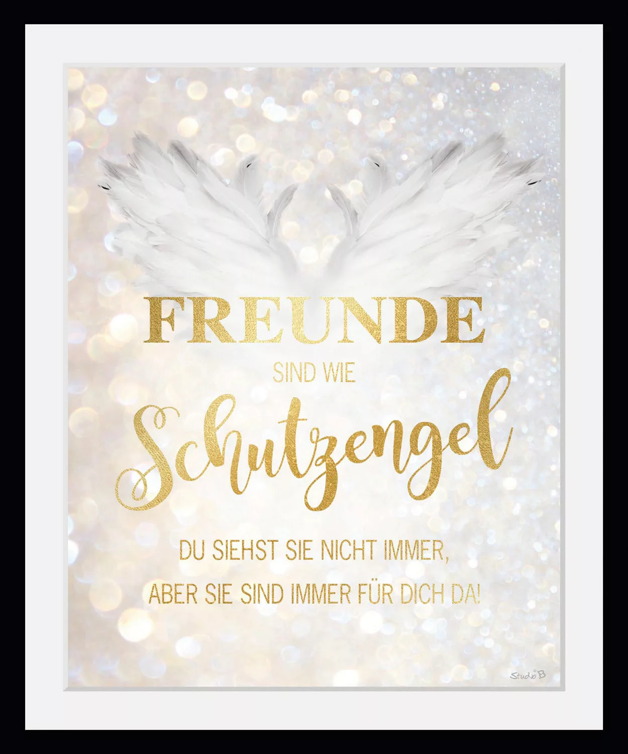 queence Bild "Freunde sind wie Schutzengel", Sprüche & Texte, (1 St.) günstig online kaufen