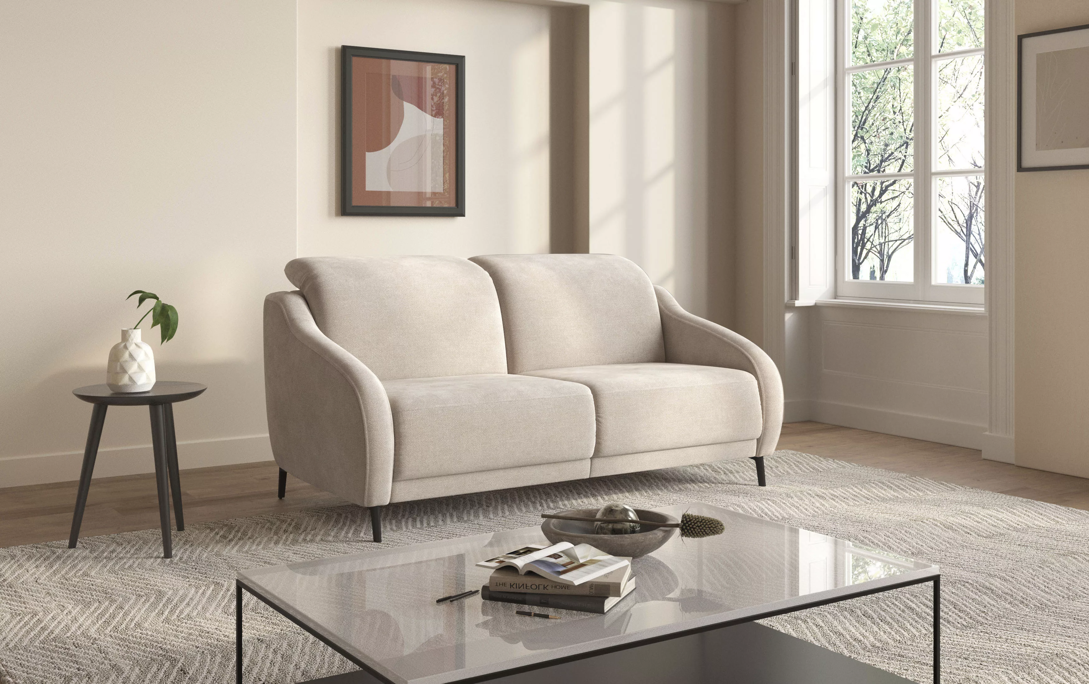 sit&more 2,5-Sitzer »Blues«, wahlweise mit Klapptisch und USB günstig online kaufen