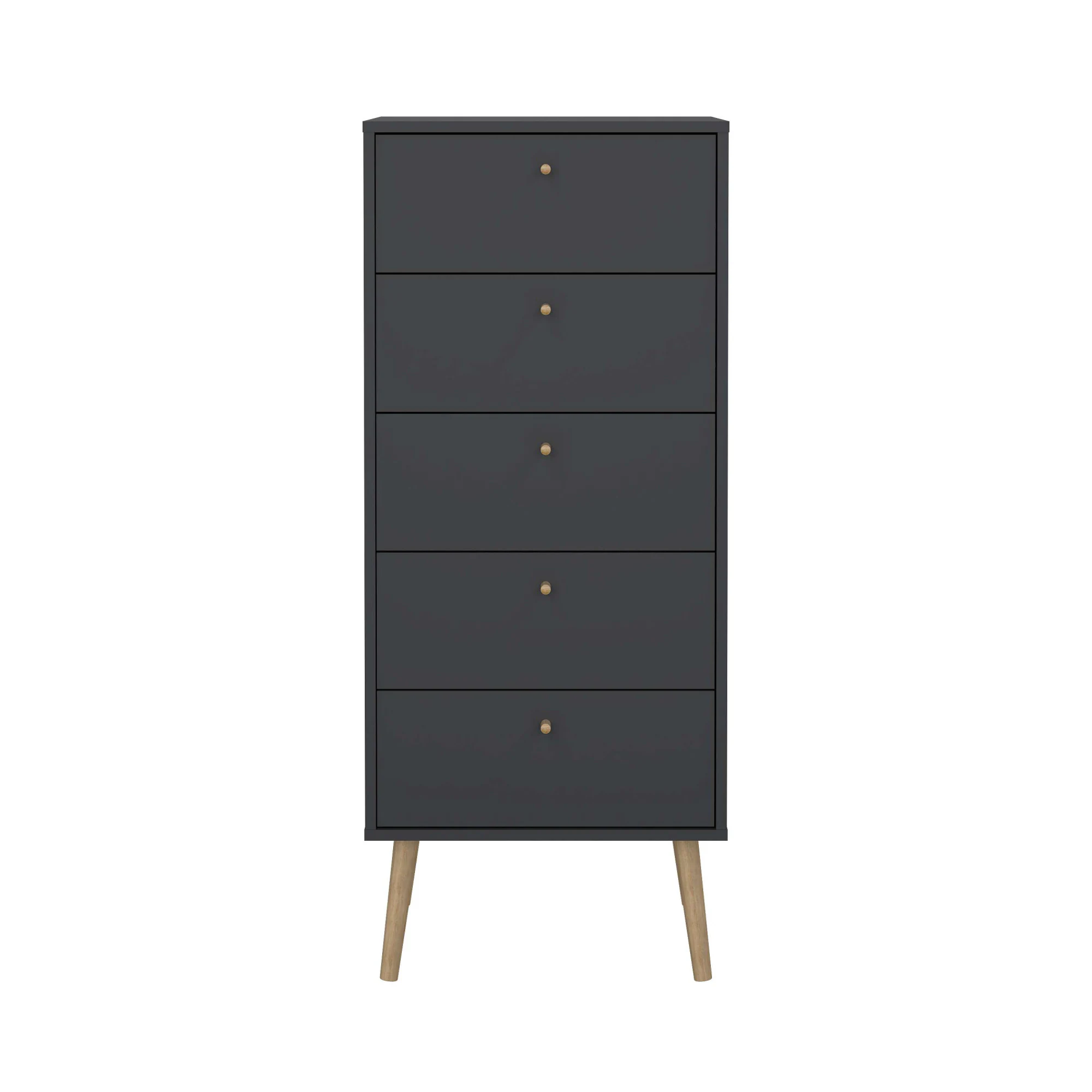 andas Highboard "Bodo, Hochkommode, Aufbewahrung, Stauraum", mit 5 Schublad günstig online kaufen