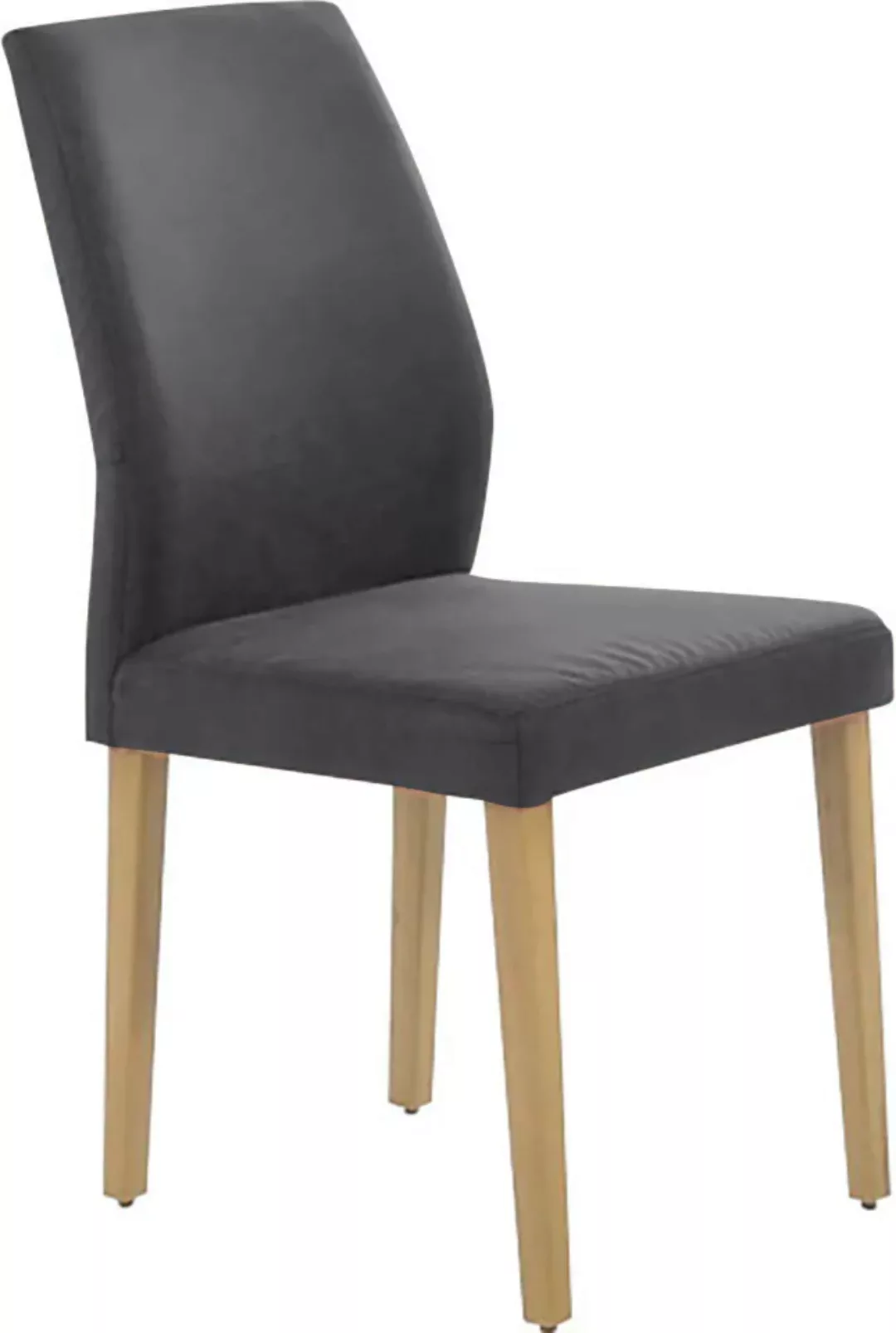 K+W Komfort & Wohnen 4-Fußstuhl "6193", Microfaser 760, mit Massivholzbeine günstig online kaufen