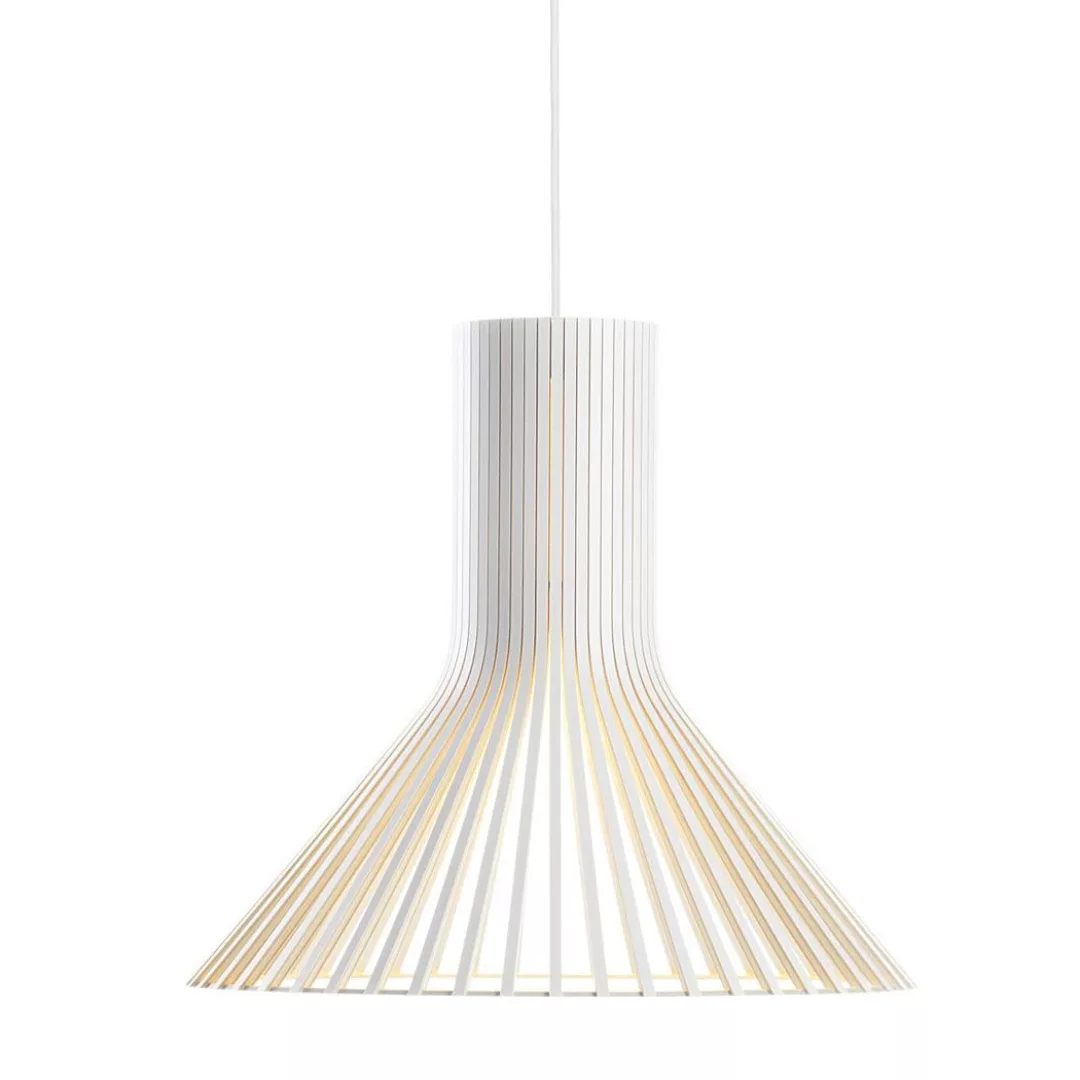 Secto Design - Puncto 4203 Pendelleuchte - weiß/laminiert/inkl. LED-Birne 2 günstig online kaufen