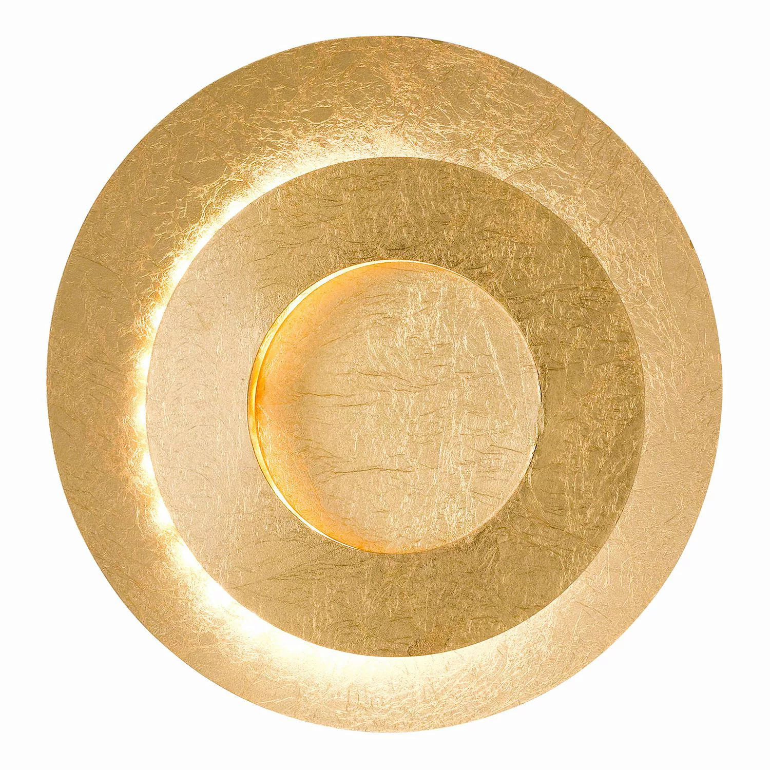 home24 Wofi LED-Wandleuchte Lauren Modern Gold Eisen 1-flammig 24x10x24 cm günstig online kaufen