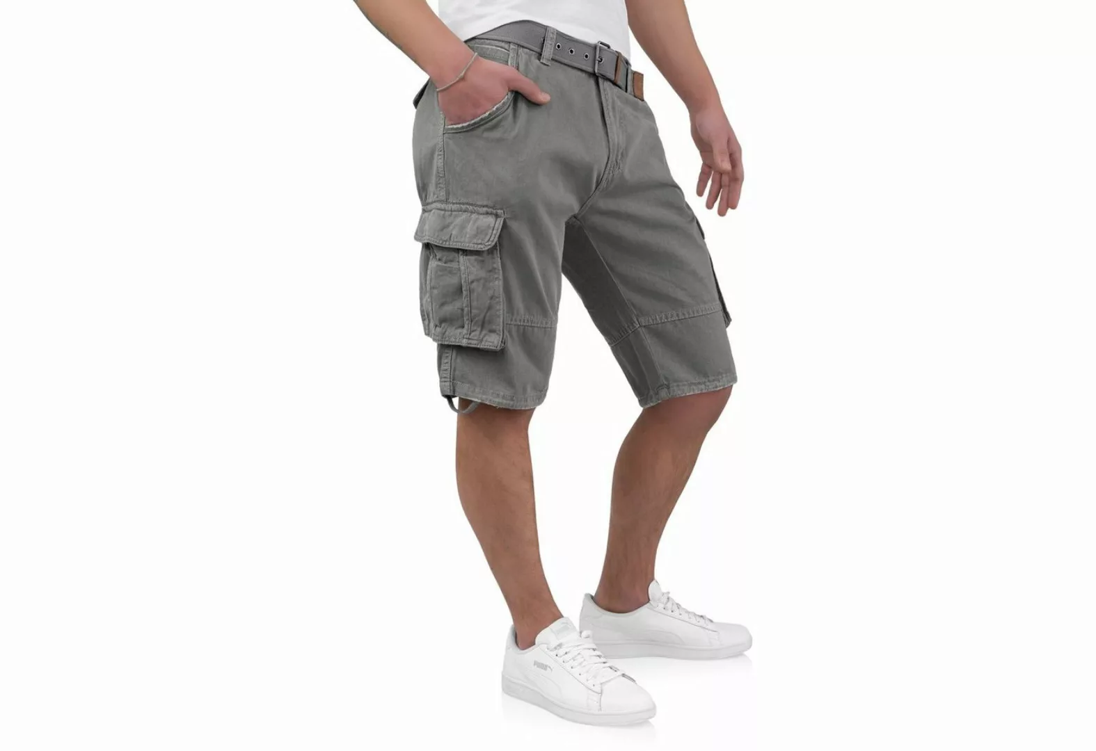 Indicode Cargoshorts Kjeld Herrencargoshorts mit 6 Taschen günstig online kaufen