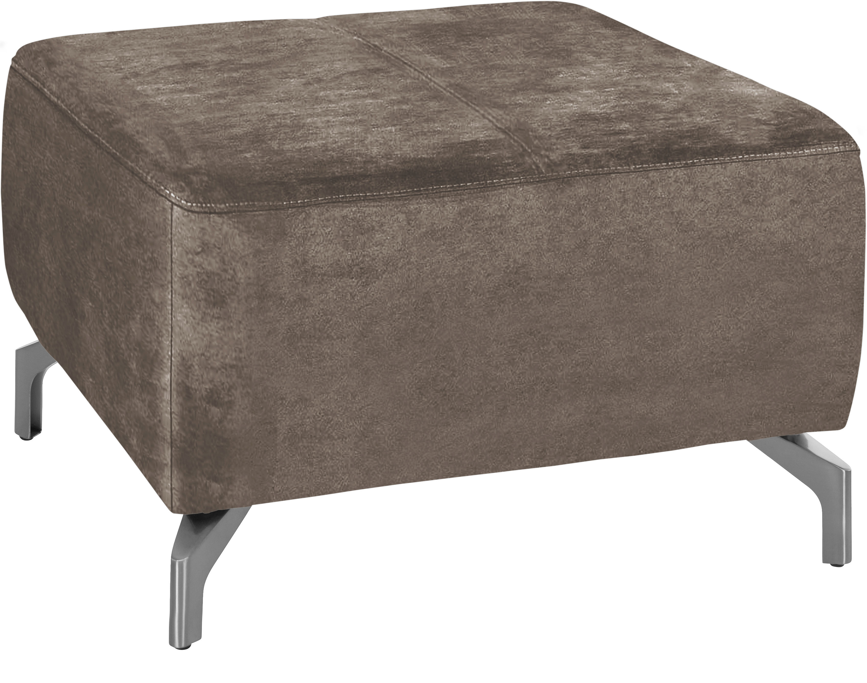 sit&more Hocker "Gizeh", Fußhöhe 12 cm, wahlweise in 2 unterschiedlichen Fu günstig online kaufen