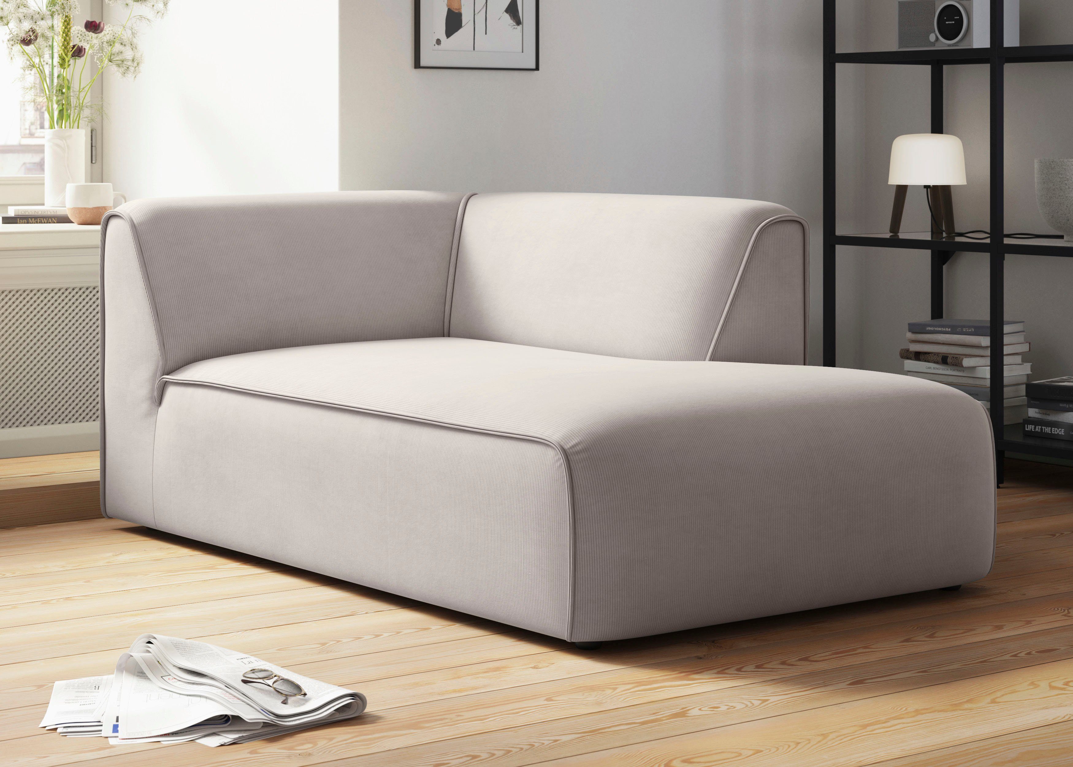 RAUM.ID Ottomane "Merid Chaiselongue, Maße B/T/H: 100/162/70 cm", als Modul günstig online kaufen