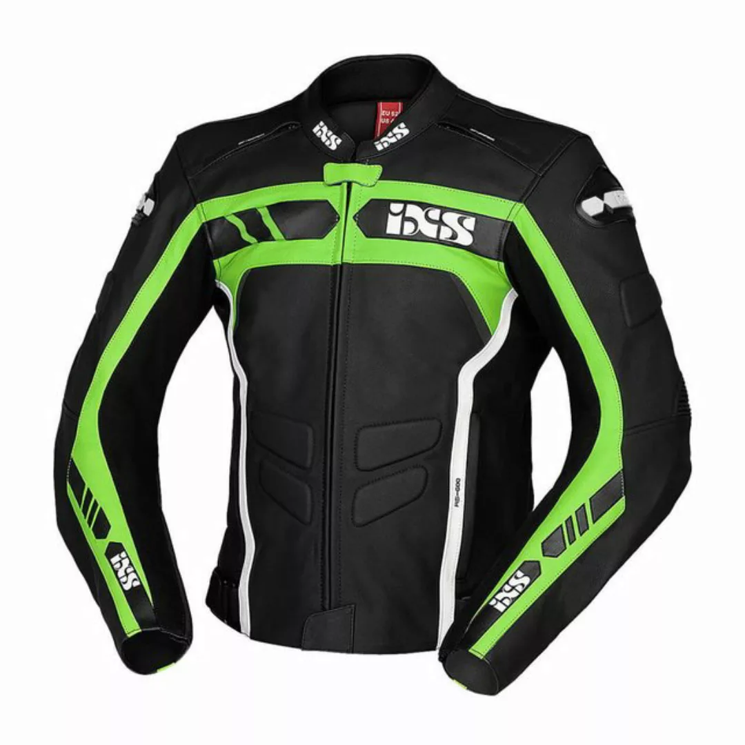 IXS Motorradjacke iXS Jacke Sport LD RS-600 1.0 schwarz-grün-weiss 60 - 4XL günstig online kaufen