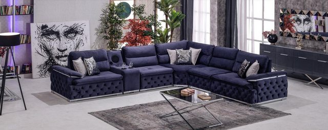 Xlmoebel Ecksofa Sofa in L-Form Chesterfield-Stil italienischen Designer-Mö günstig online kaufen