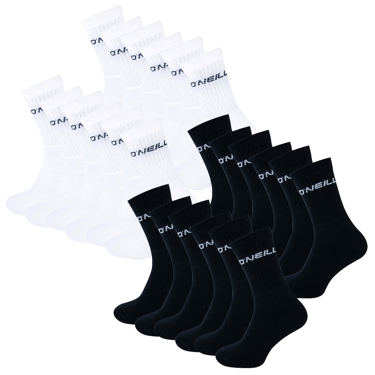 O'Neill Unisex Sportsocken 6er 9er 12er Multipack günstig online kaufen