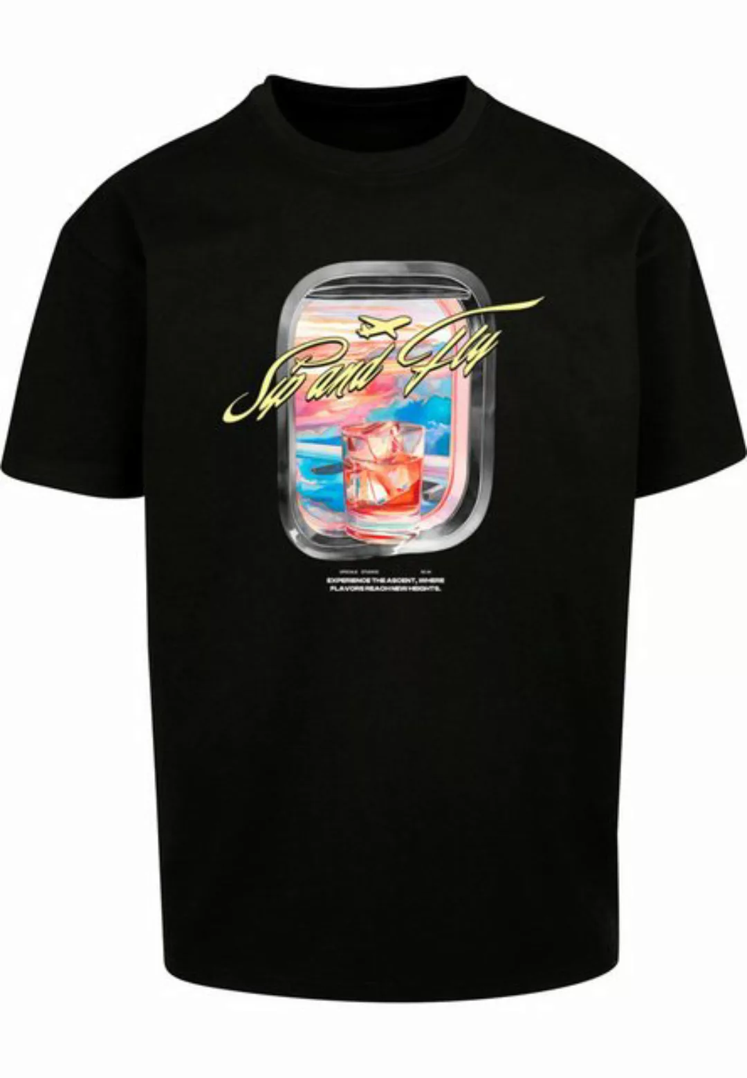 Upscale by Mister Tee T-Shirt Upscale by Mister Tee Sip&Fly Heavy Oversize günstig online kaufen