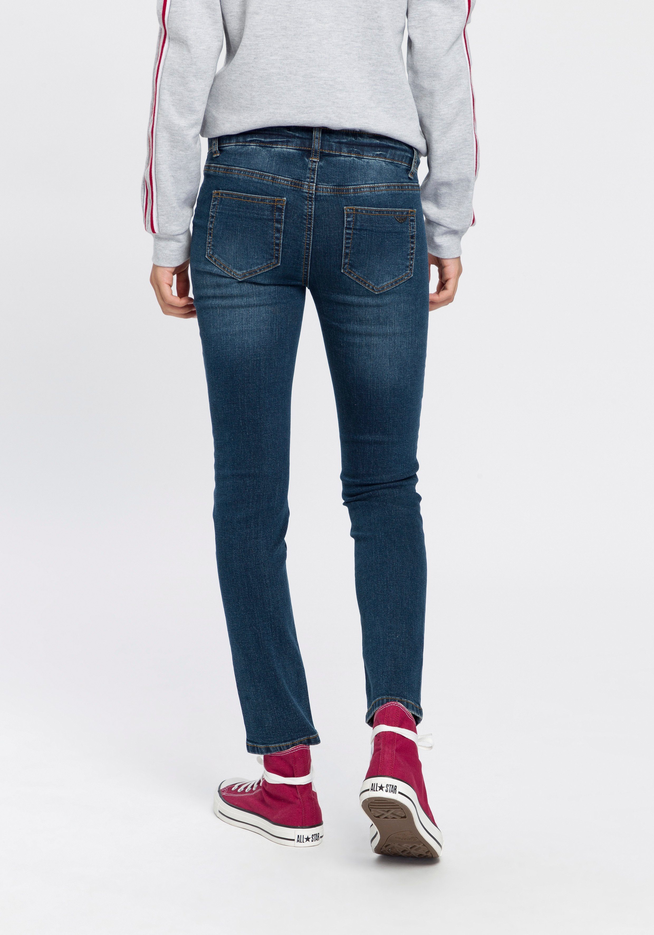 Arizona 7/8-Jeans mit Keileinsätzen extra-enger Schnitt, günstig online kaufen