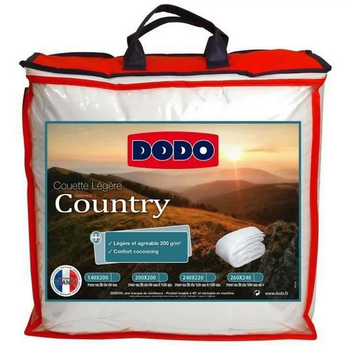 Bettdecke Dodo Country Leichtgewicht Weiß (140 X 200 Cm) günstig online kaufen