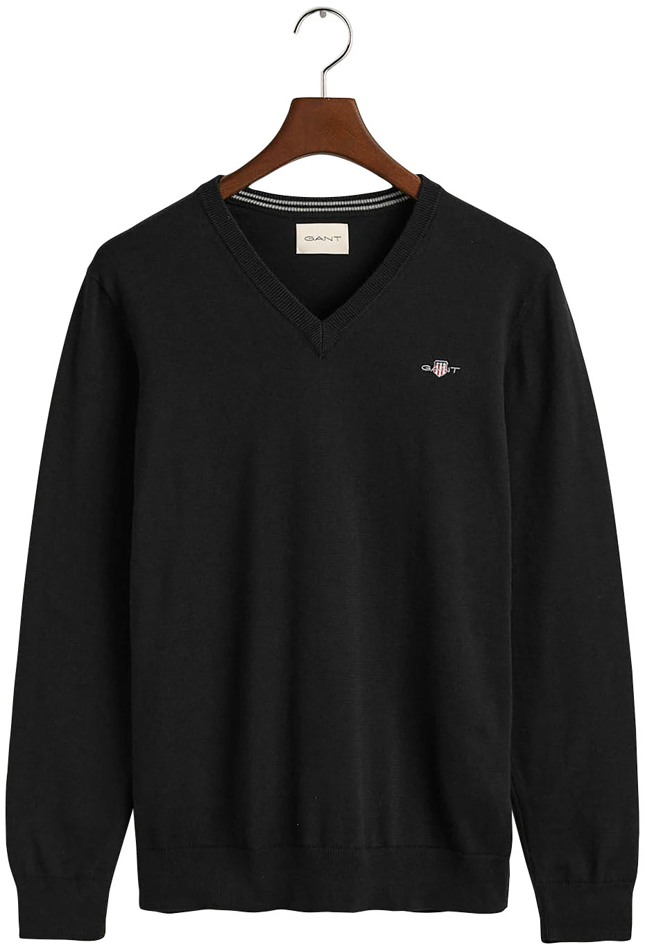 Gant V-Ausschnitt-Pullover "Classic Cotton V-Neck", Premium Strickjersey au günstig online kaufen