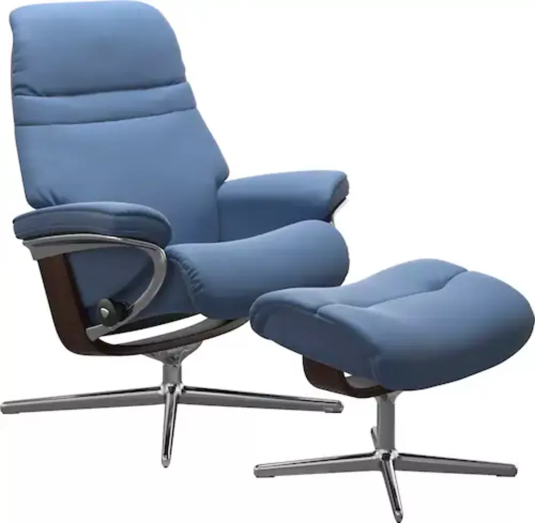 Stressless Relaxsessel "Sunrise", mit Cross Base, Größe S, M & L, Holzakzen günstig online kaufen