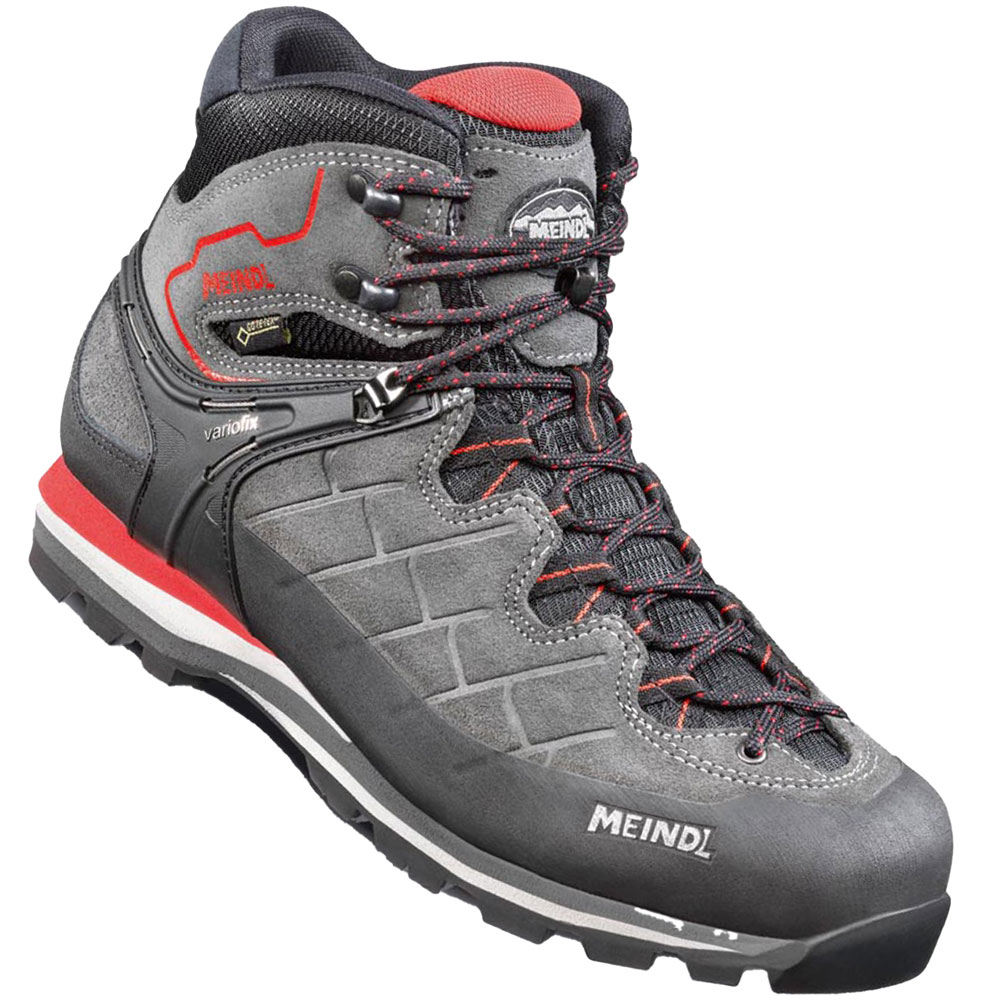 Meindl Litepeak Gore-Tex Schuhe Graphit Rot günstig online kaufen