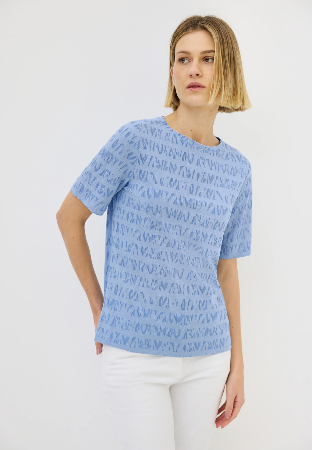Cecil Print-Shirt, aus elastischem Materialmix günstig online kaufen