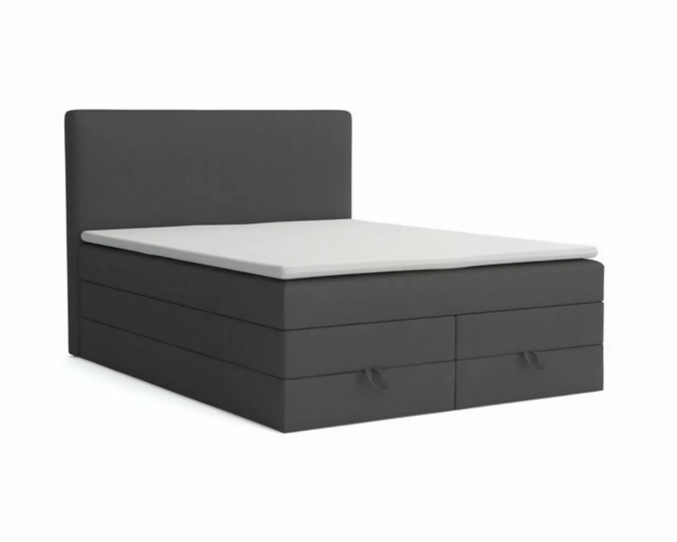 Deine Möbel 24 Boxspringbett Polsterbett Komplettbett Hotelbett BASIC DUO ( günstig online kaufen