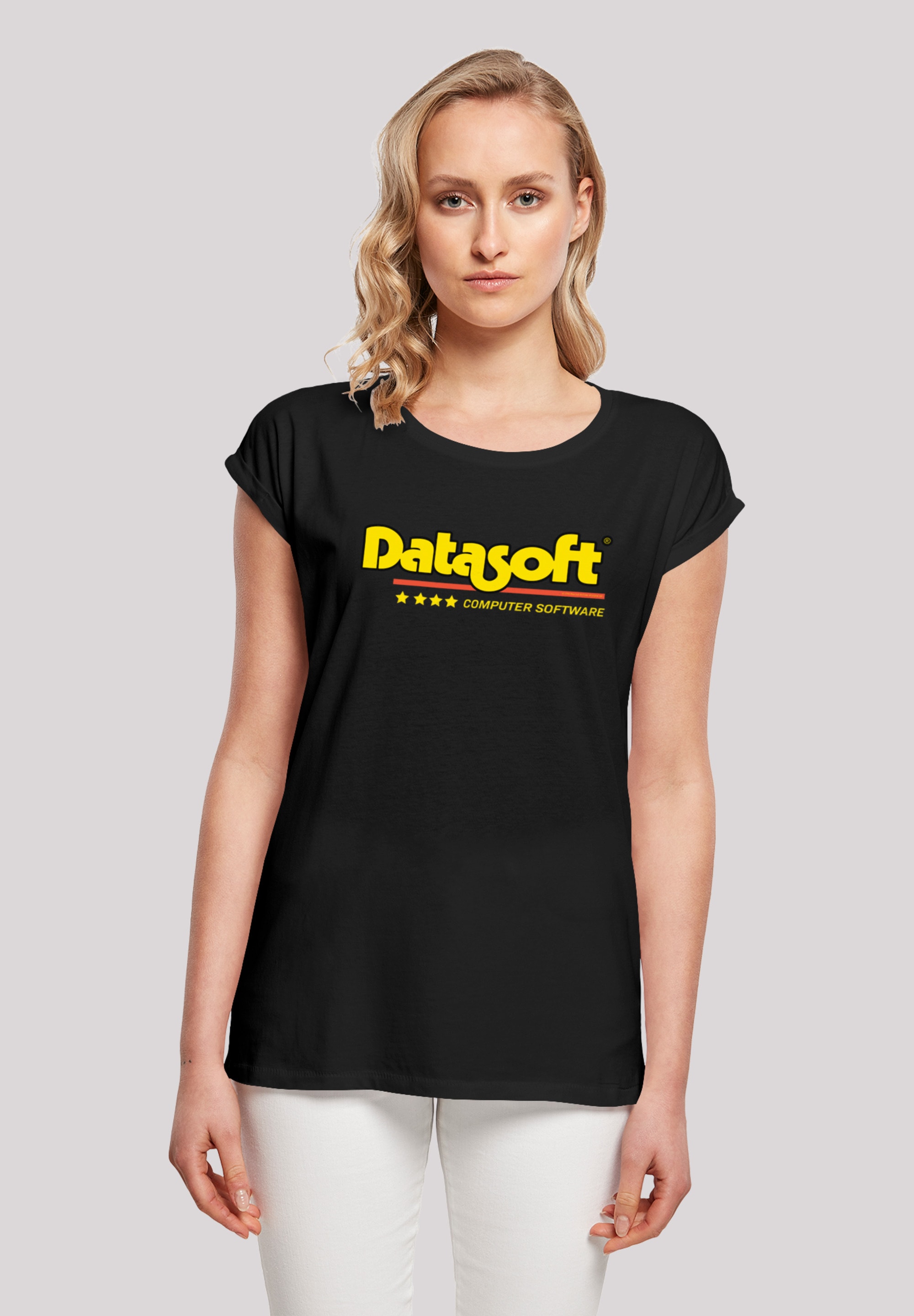 F4NT4STIC T-Shirt "Retro Gaming Datasoft Logo gelb", Print günstig online kaufen