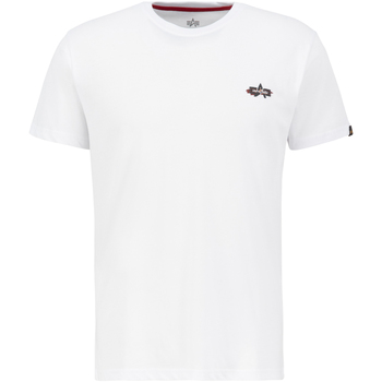 Alpha Industries  T-Shirts & Poloshirts Signature Puff Print Backprint T-Sh günstig online kaufen