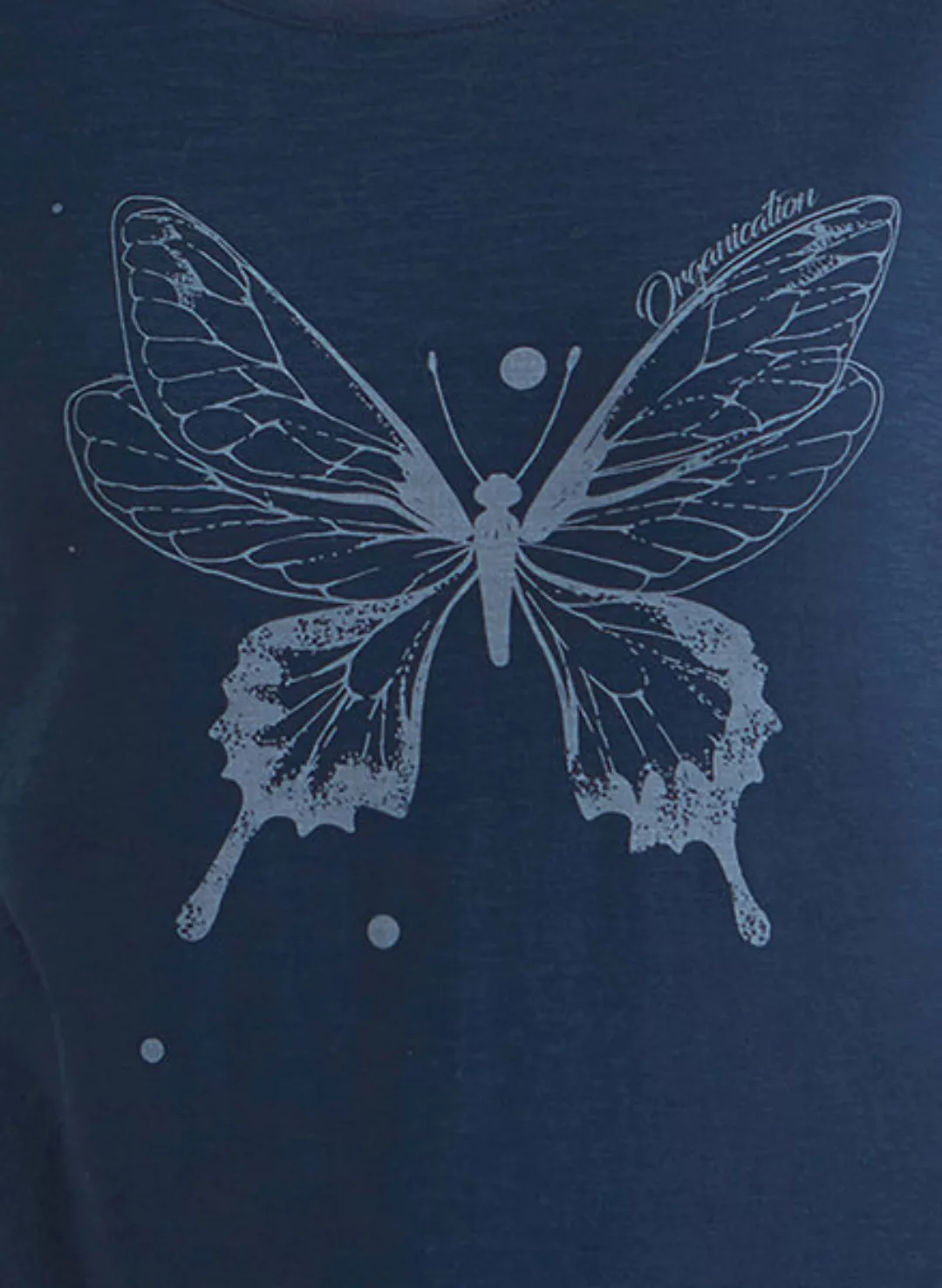 Damen Tshirt Vorne Mit Schmetterling-druck günstig online kaufen