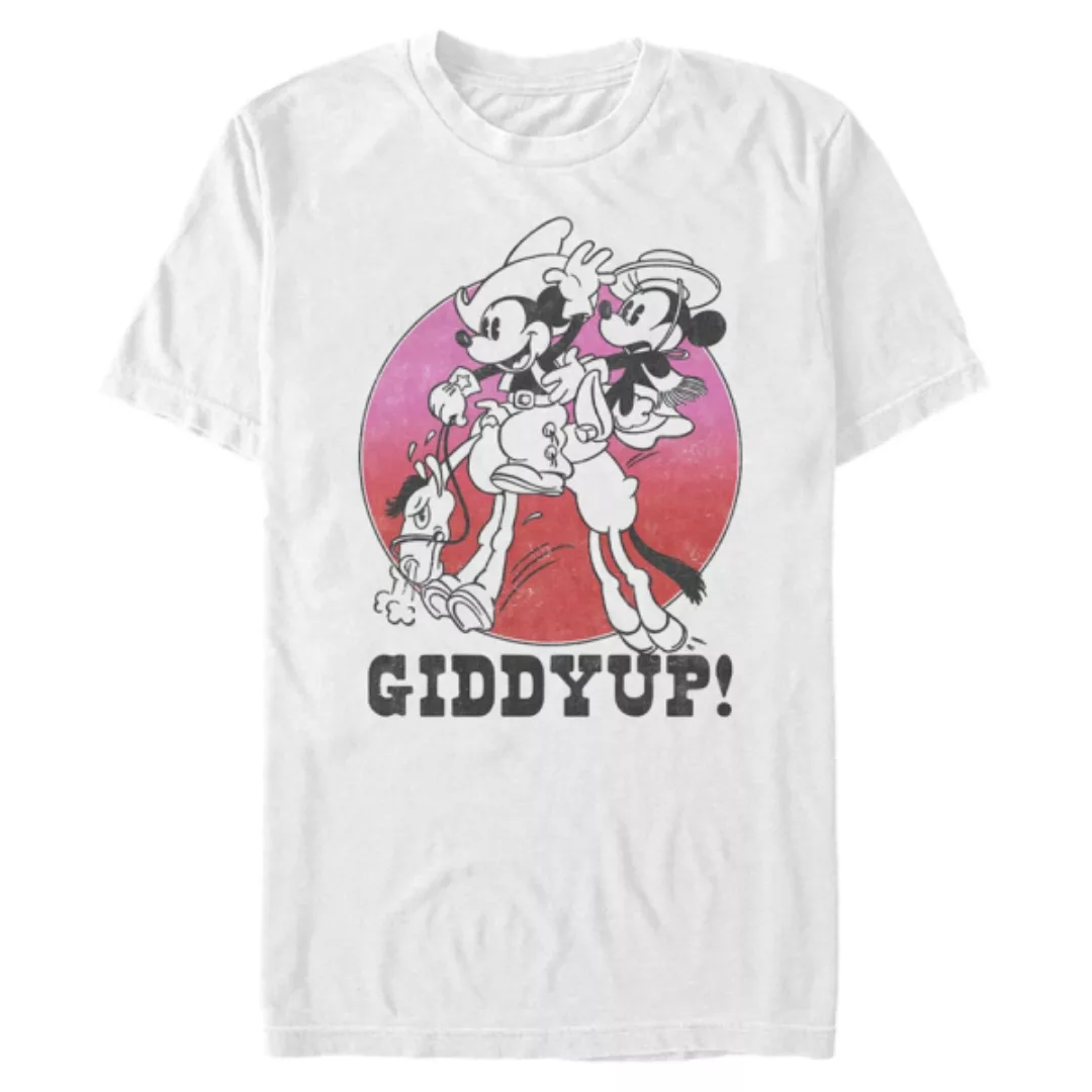 Disney - Micky Maus - Gruppe Giddyup - Männer T-Shirt günstig online kaufen