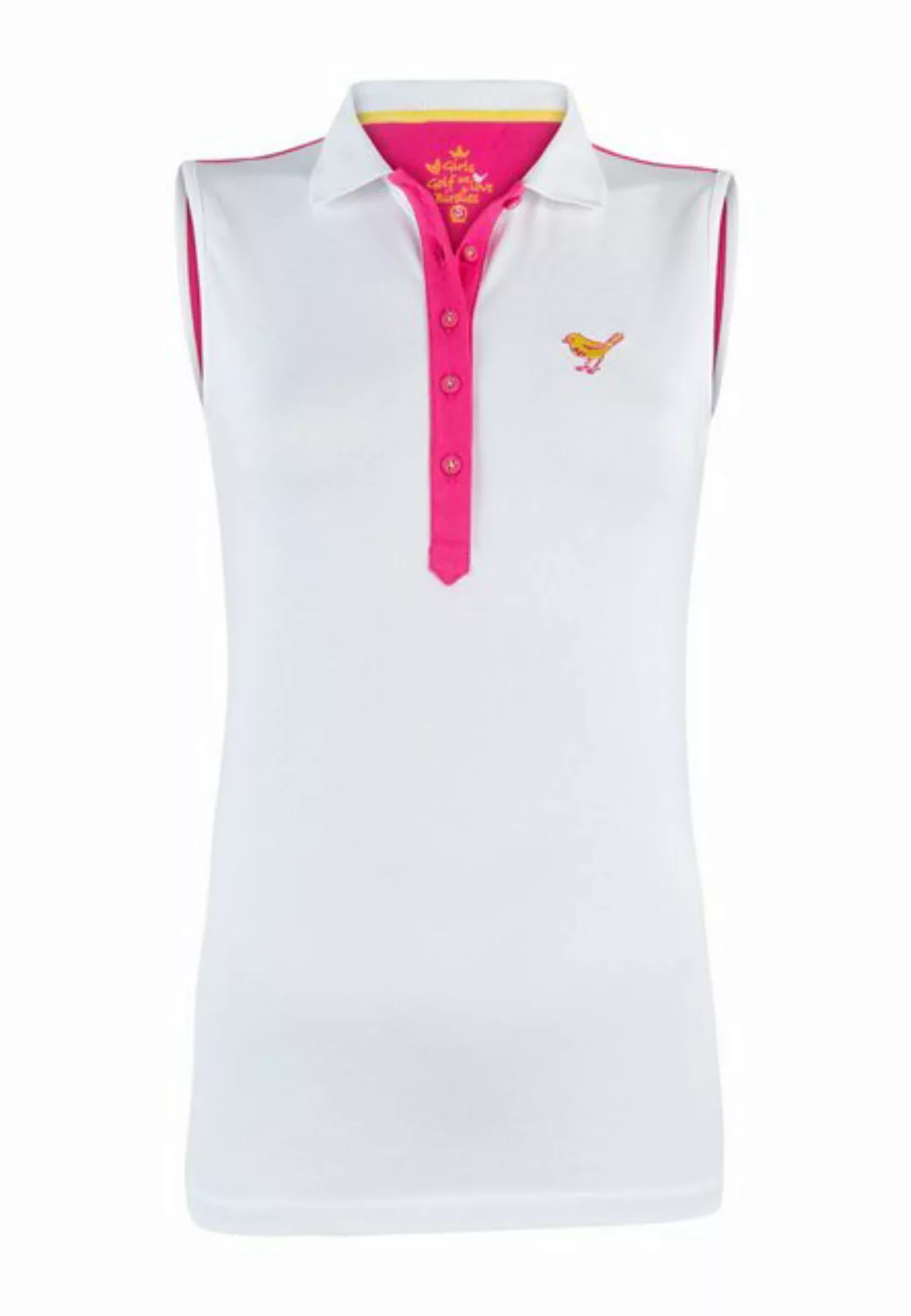 girls golf Poloshirt Girls Golf Polo 'Alexa' Sleeveless Weiß Damen S günstig online kaufen