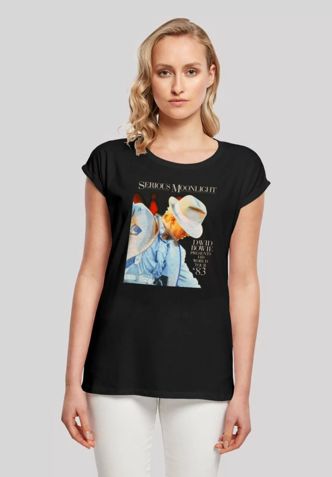 F4NT4STIC T-Shirt "David Bowie Serious Moonlight", Print günstig online kaufen