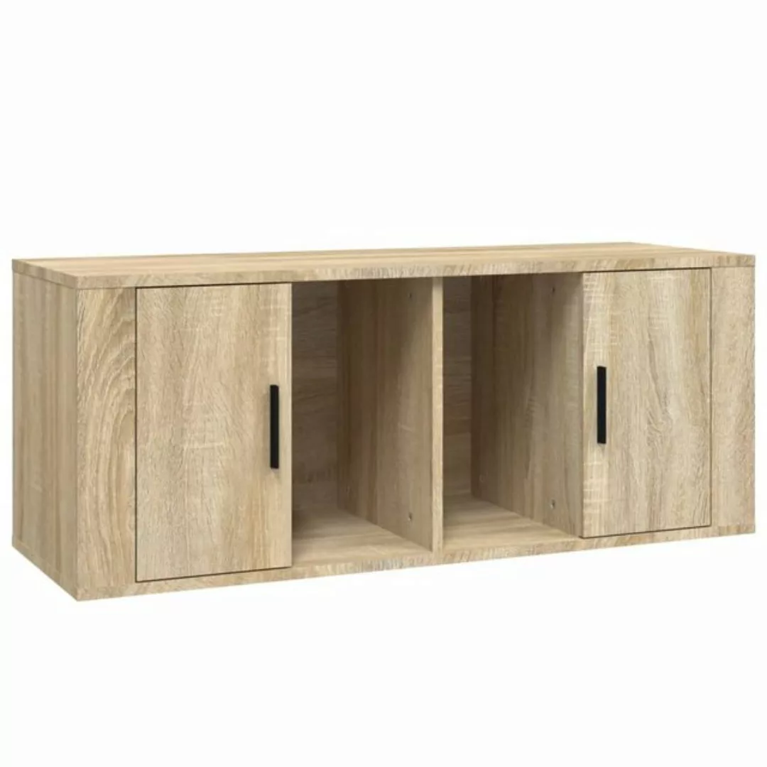 Vidaxl Tv-schrank Sonoma-eiche 100x35x40 Cm Holzwerkstoff günstig online kaufen