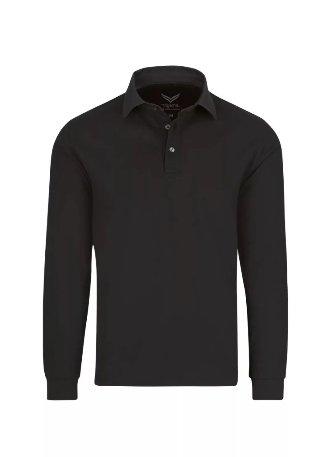 Trigema Poloshirt "TRIGEMA Business Langarm-Polo mit Hemdkragen", (1 tlg.) günstig online kaufen
