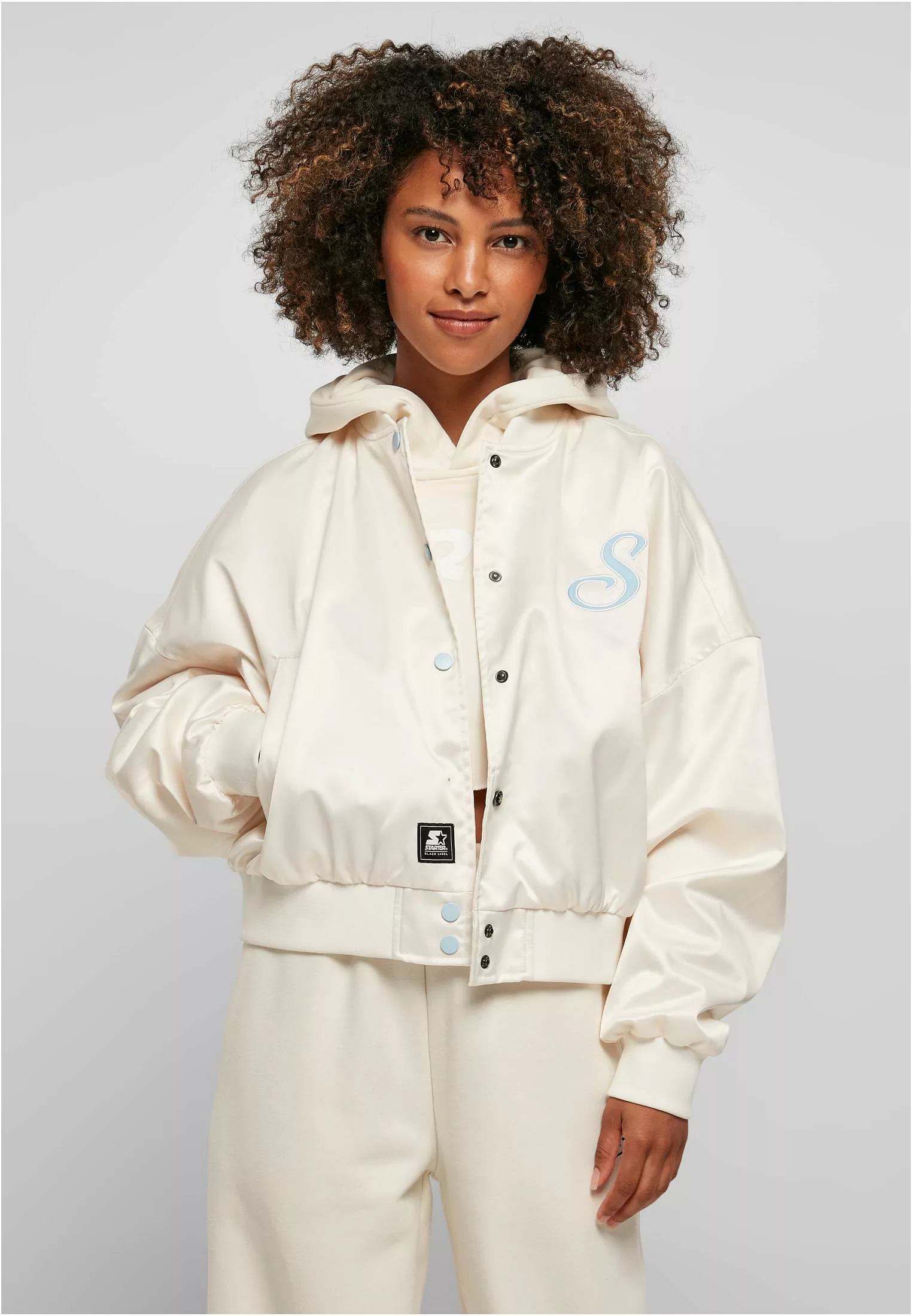 Starter Black Label Collegejacke "Damen Ladies Starter Satin College Jacket günstig online kaufen