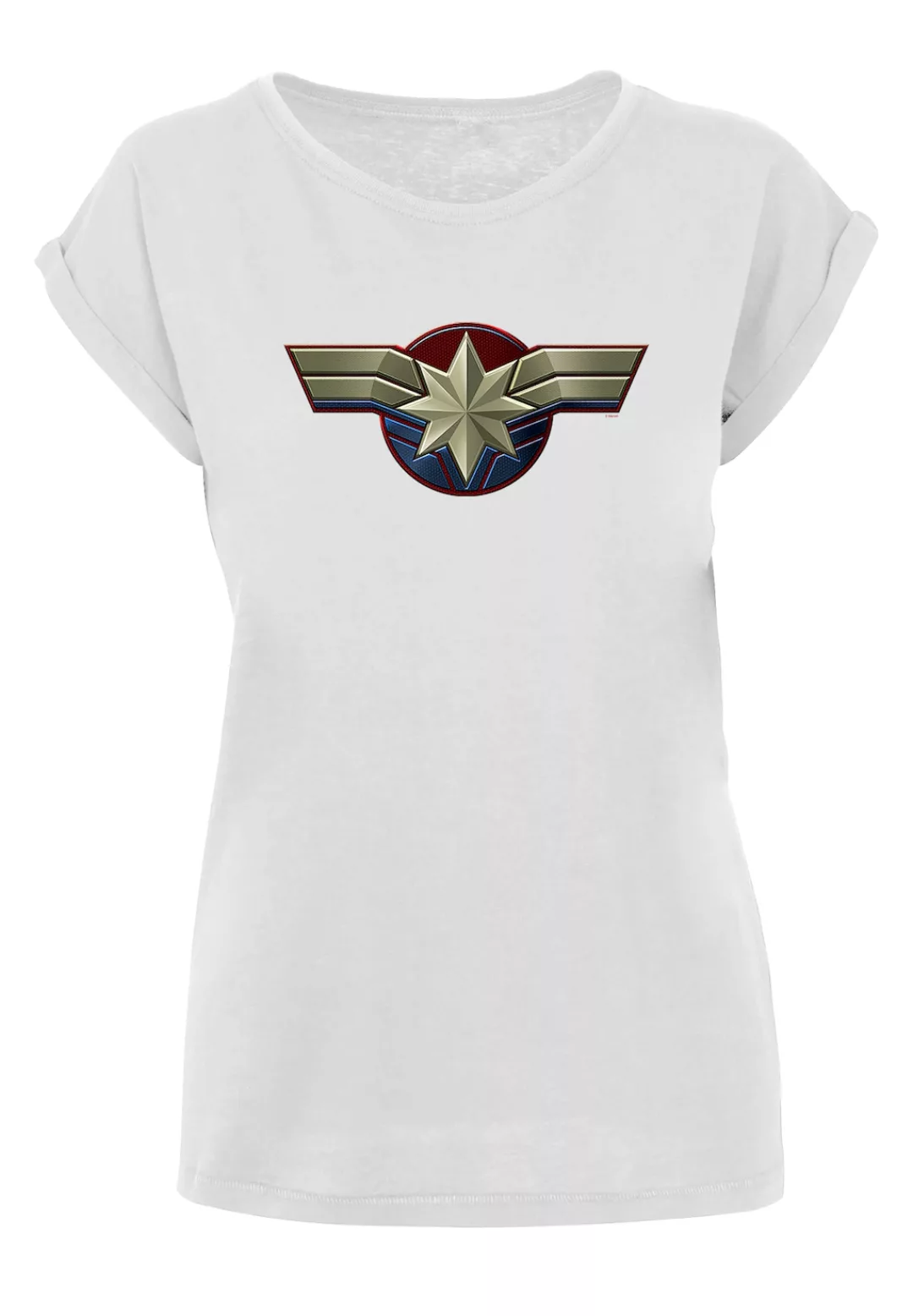 F4NT4STIC T-Shirt "Captain Marvel Chest Emblem", Damen,Premium Merch,Regula günstig online kaufen
