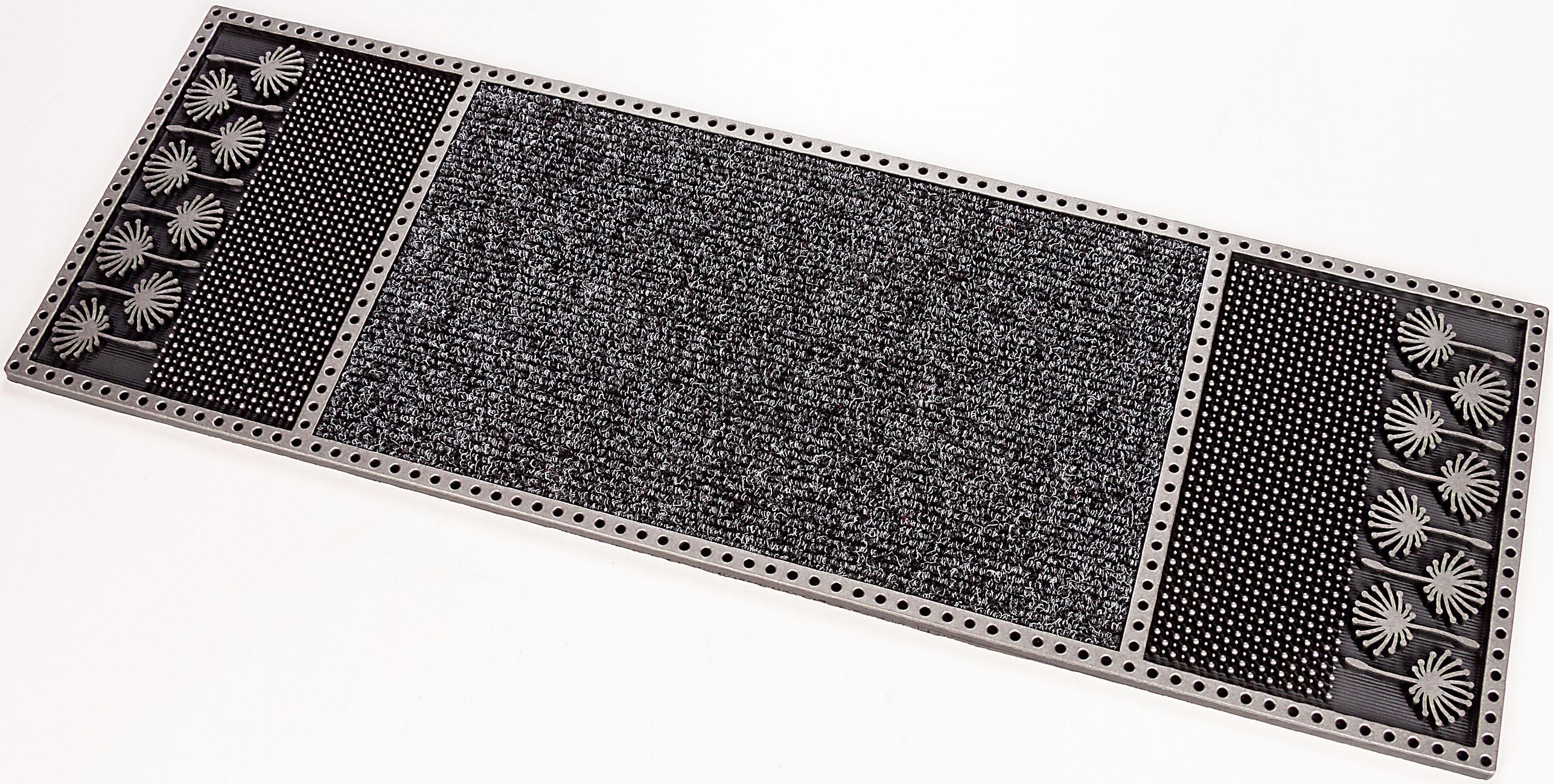 Home2Fashion Fußmatte »CC Clean Dandeli«, rechteckig, schmale Schmutzfangma günstig online kaufen