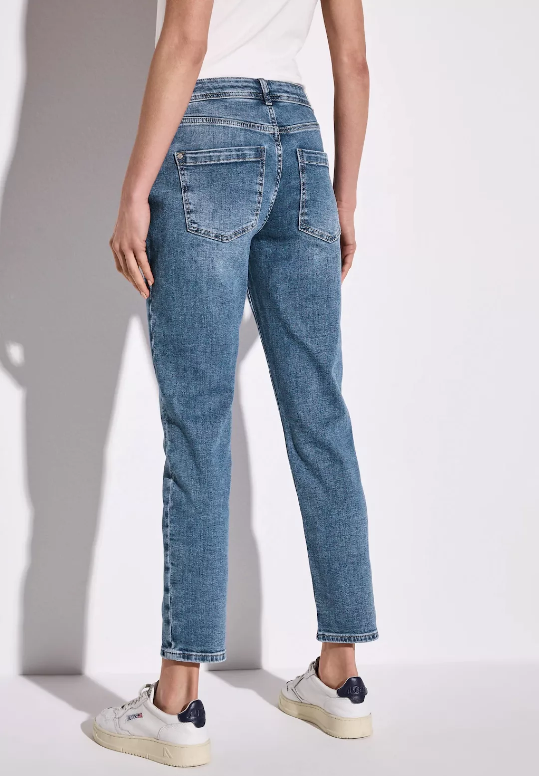STREET ONE Loose-fit-Jeans, aus Baumwolle mit Stretchanteil günstig online kaufen