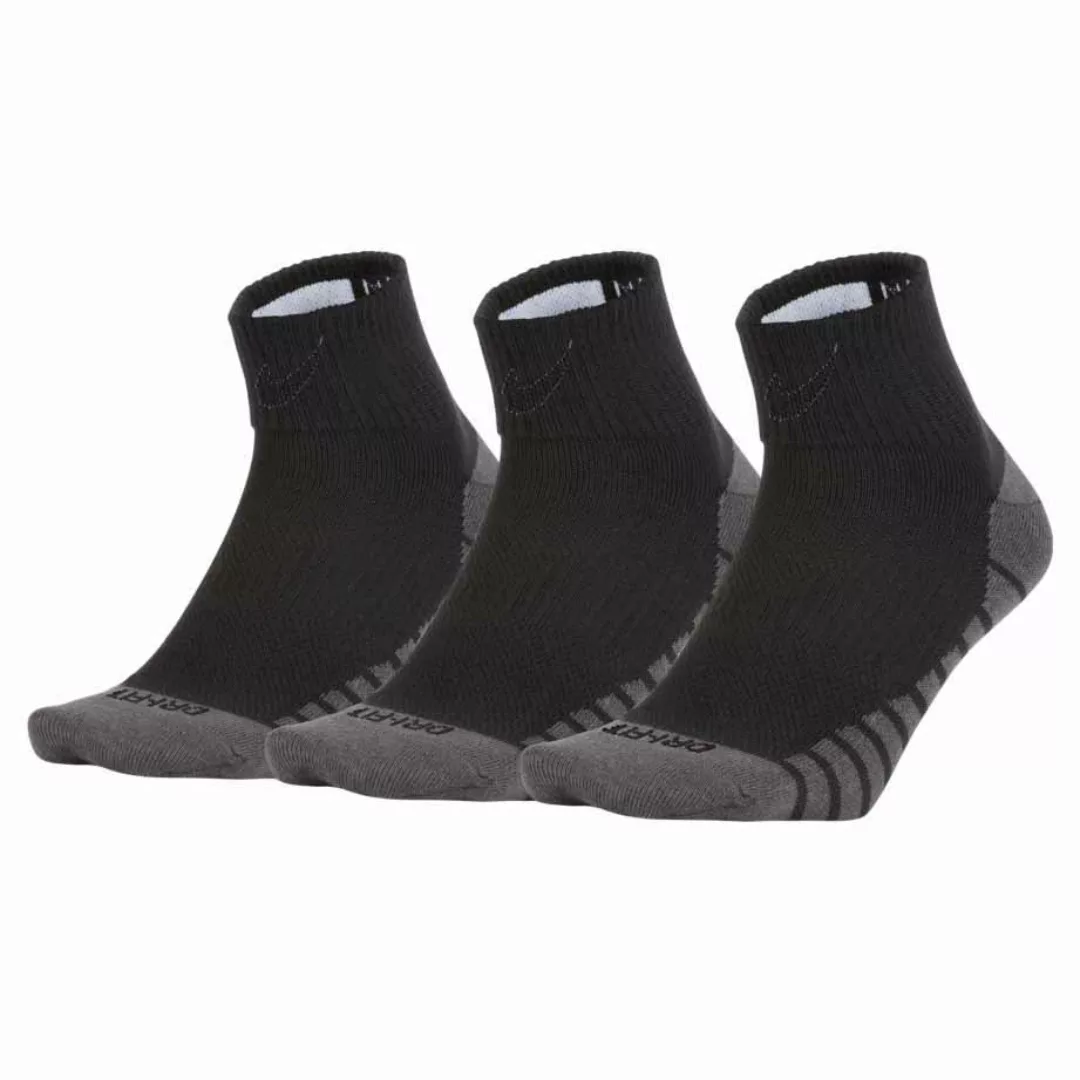 Nike Everyday Ligthweight Ankle Max Socken 3 Paare EU 34-38 Black / White günstig online kaufen