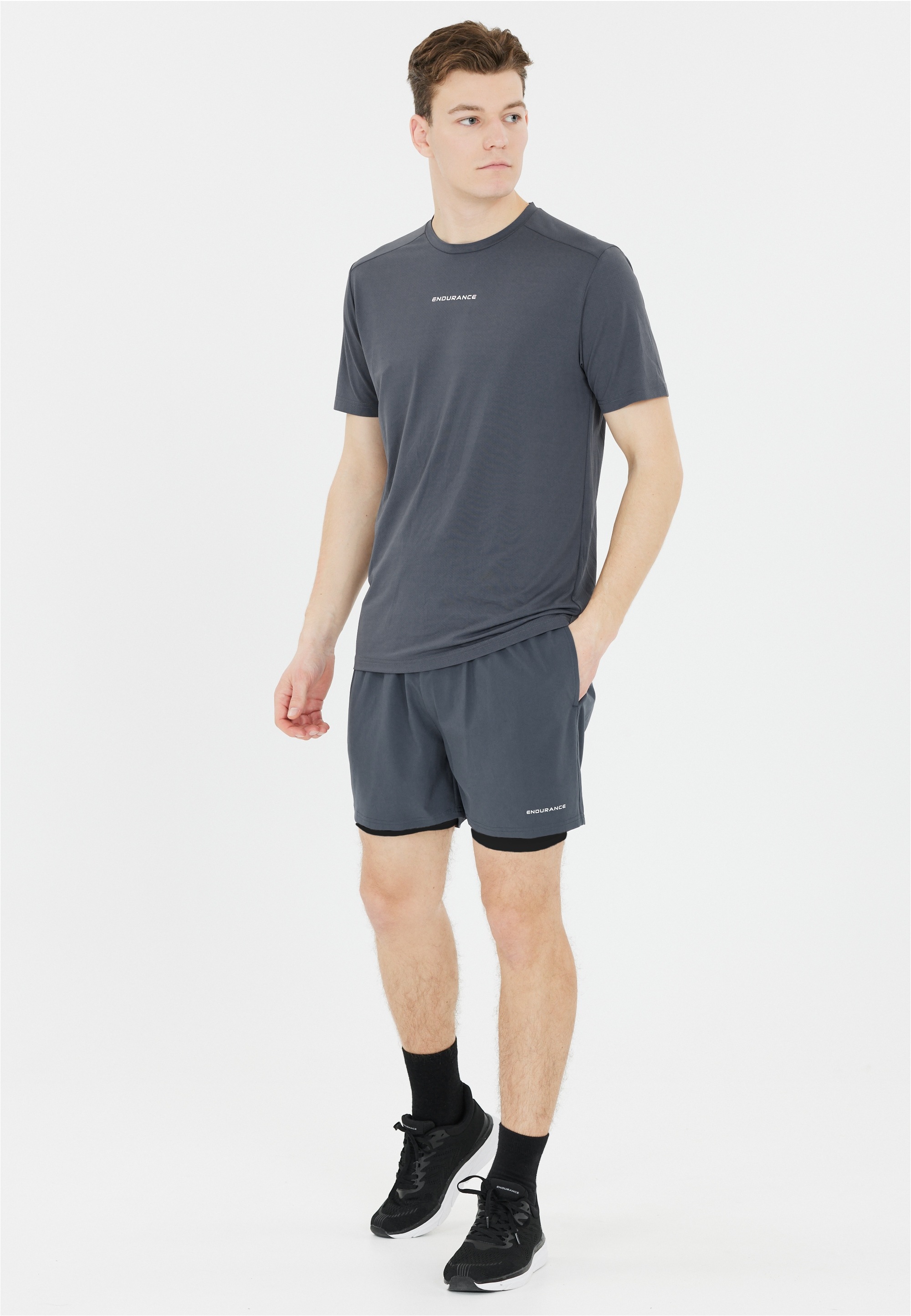 ENDURANCE Shorts "Kros", Im 2-in-1-Design mit Quick Dry und Stretch-Funktio günstig online kaufen