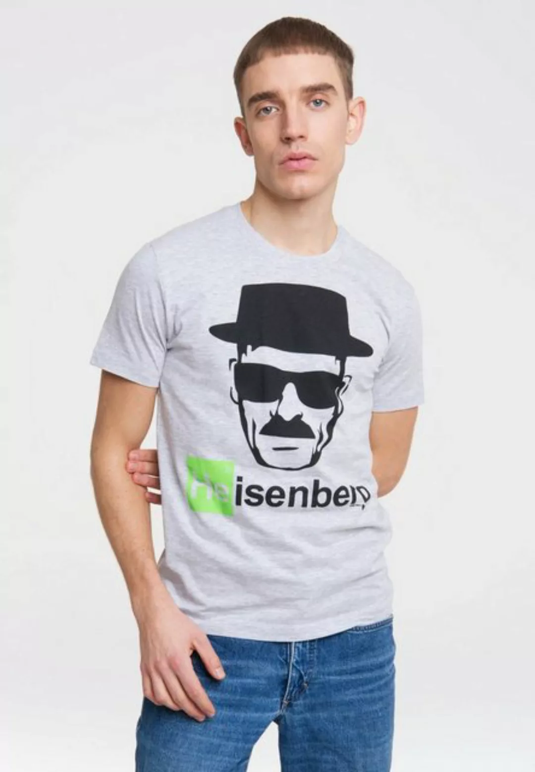 LOGOSHIRT T-Shirt Heisenberg mit Front-Print günstig online kaufen