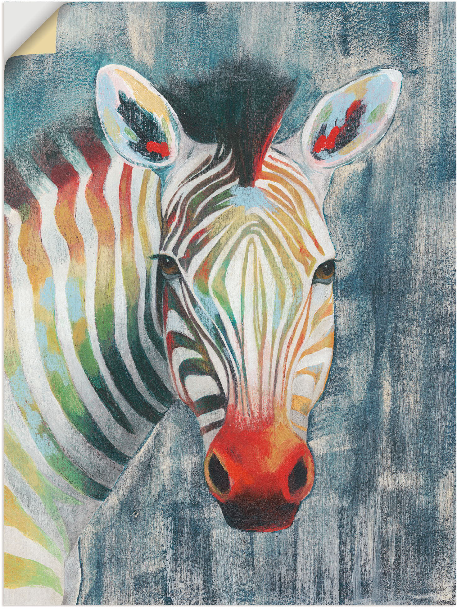 Artland Wandbild »Prisma Zebra I«, Wildtiere, (1 St.), als Alubild, Outdoor günstig online kaufen