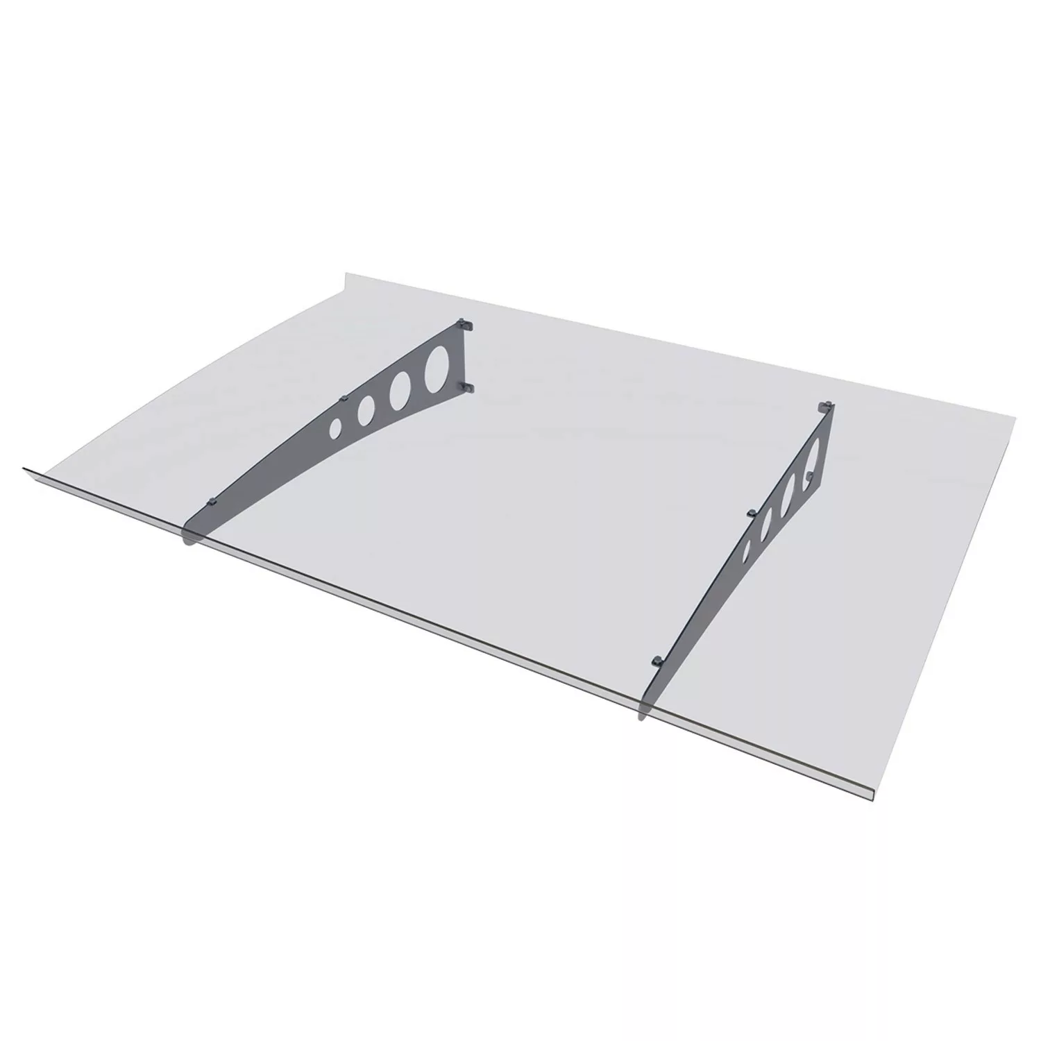 Gutta Pultvordach Pico Top 140 Verzinkt/Klar 140 cm x 90 cm x 6 cm günstig online kaufen