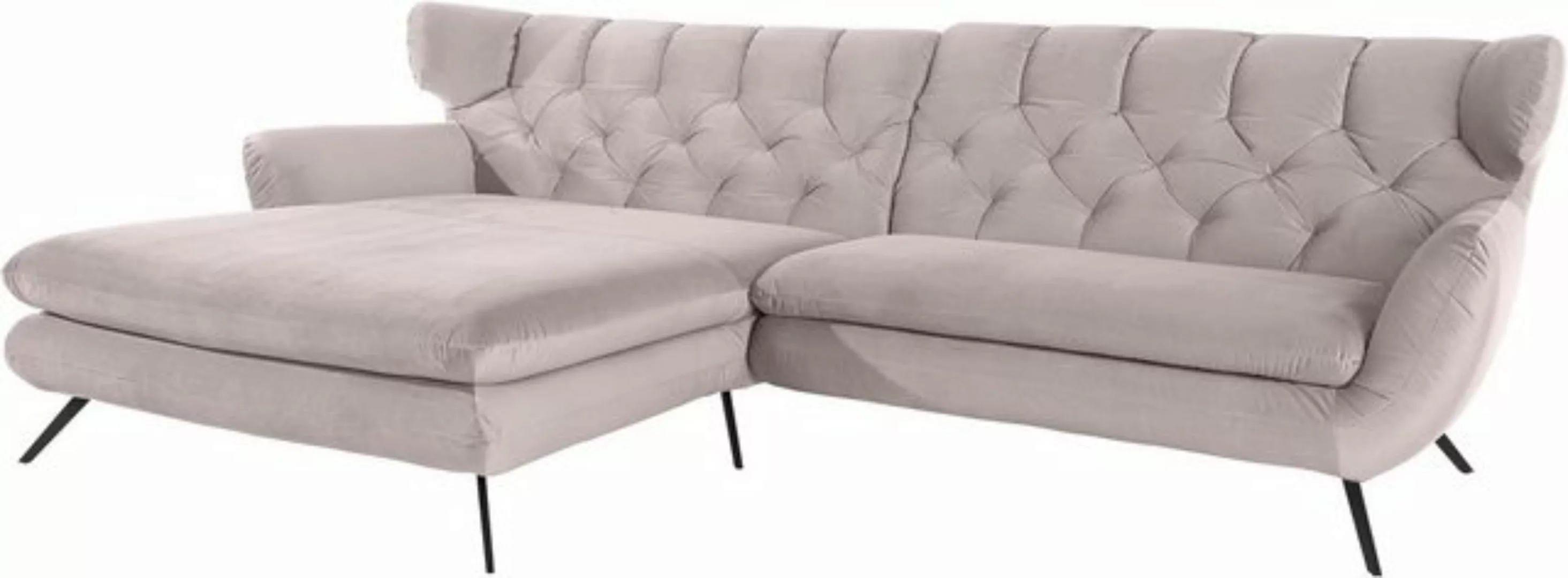 3C Candy Ecksofa "Beatrice Designsofa in moderner Retrooptik, bequem und ex günstig online kaufen