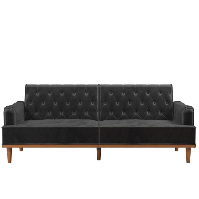 loft24 Schlafsofa Stella, mit Relaxfunktion, Knopfheftung, Breite 203 cm günstig online kaufen