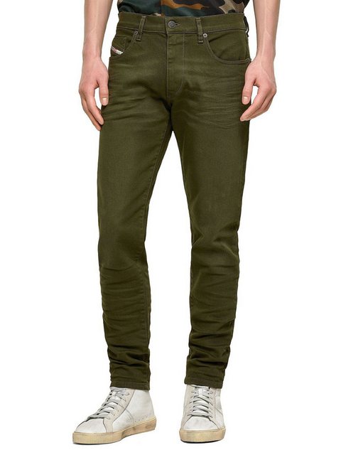 Diesel Slim-fit-Jeans Stretch Hose - D-Strukt 009ZF Grün - Länge:32 günstig online kaufen