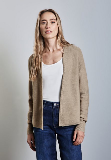 STREET ONE Cardigan, im angenehmen Materialmix günstig online kaufen