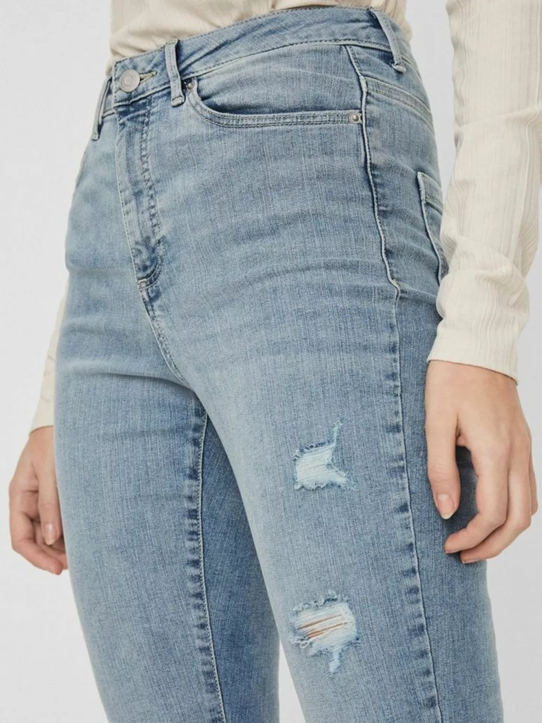 Vero Moda Skinny-fit-Jeans VMSOPHIA HR SKINNY DESTR J AM314 NOOS mit Destro günstig online kaufen