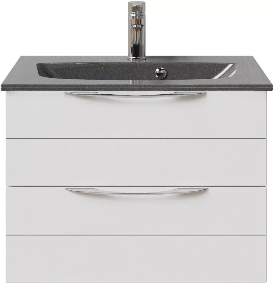 Saphir Waschtisch »Serie 6025 Mineralmarmor-Waschtisch mit Unterschrank, 67 günstig online kaufen