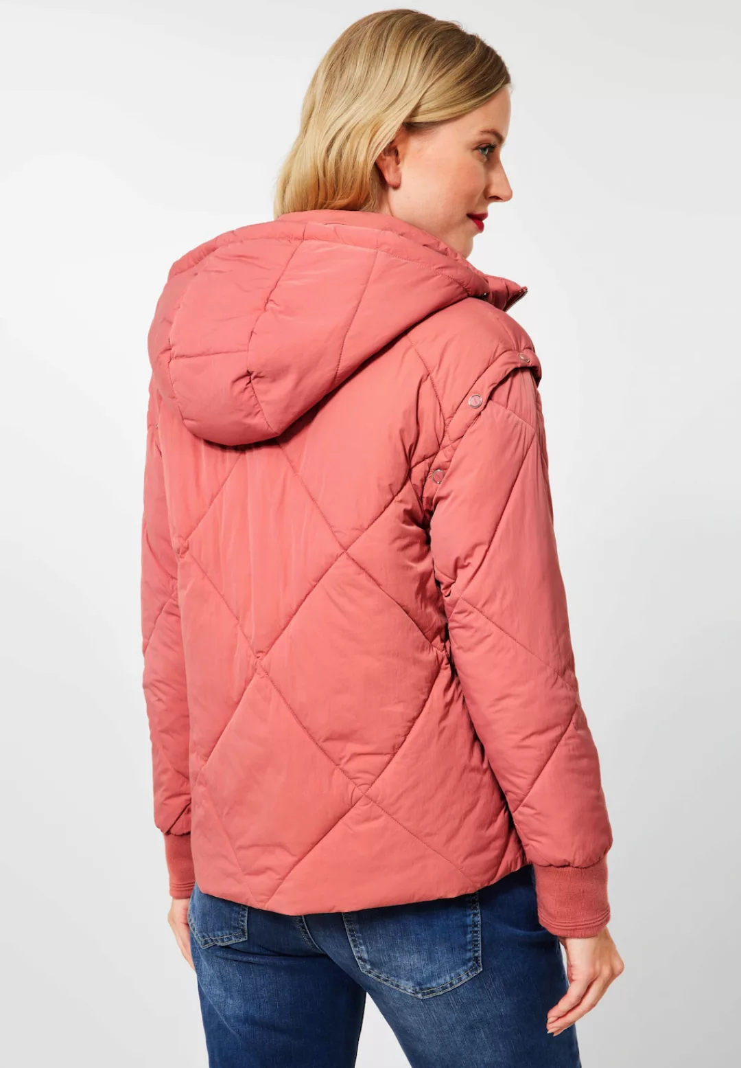 STREET ONE Winterjacke, mit Kapuze, mit abnehmbarer Kapuze günstig online kaufen