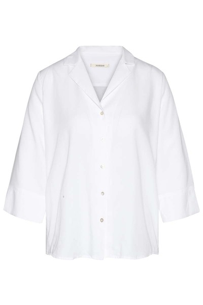 Damen Bluse Aus Tencel "Revers Blouse Tencel" günstig online kaufen