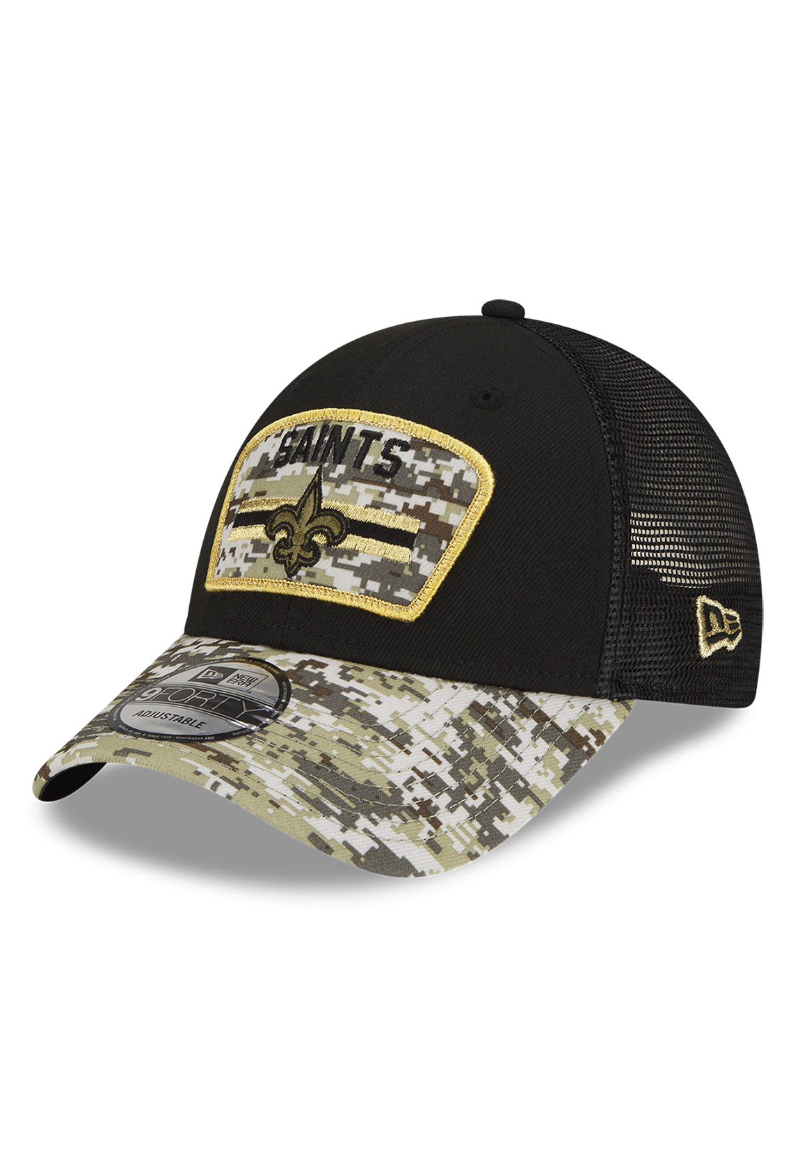 New Era Salute to Service 9Forty Adjustable Cap NEW ORLEANS SAINTS Schwarz günstig online kaufen