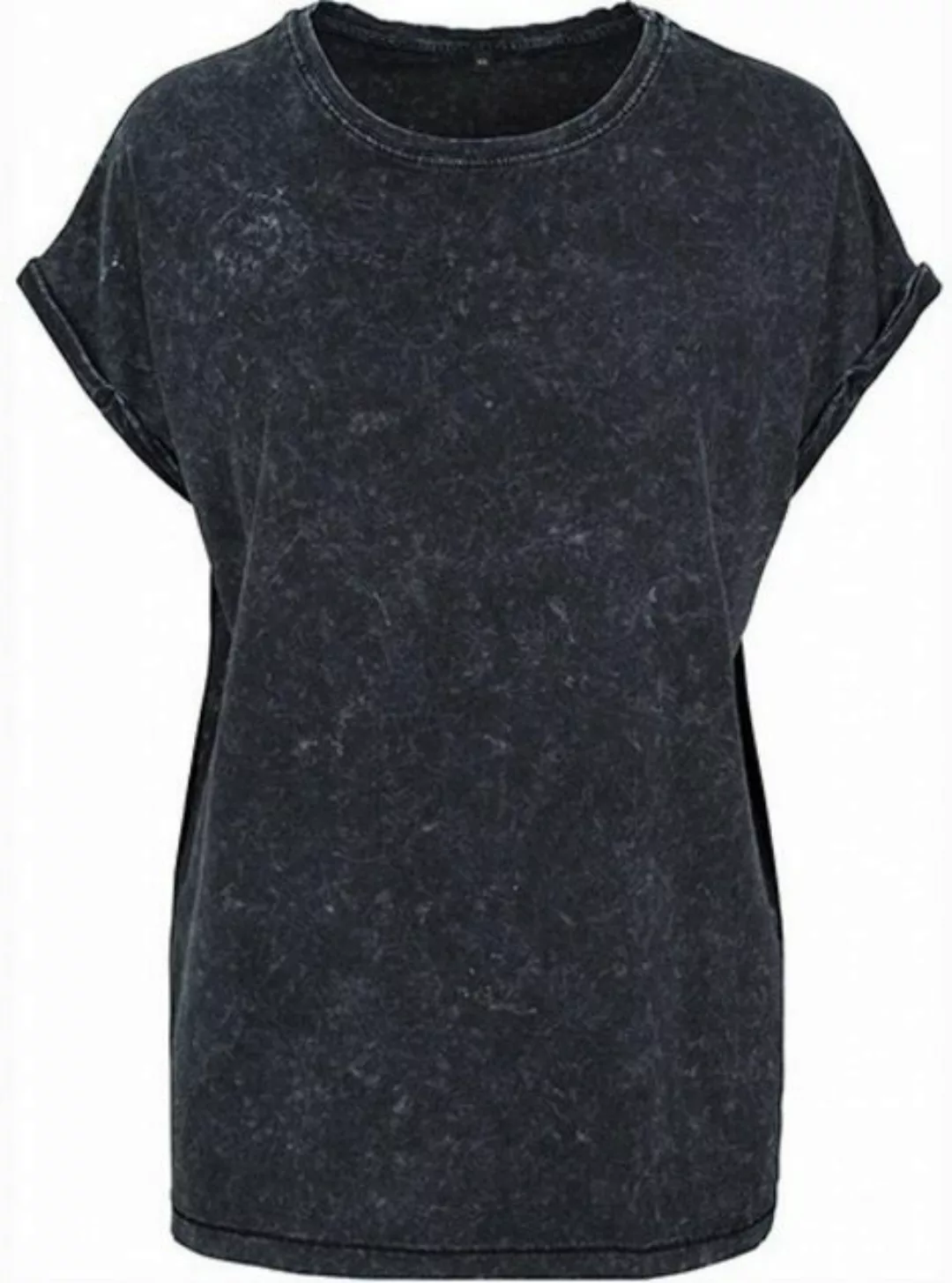 Build Your Brand Rundhalsshirt Damen Acid Washed Extended Shoulder Tee günstig online kaufen