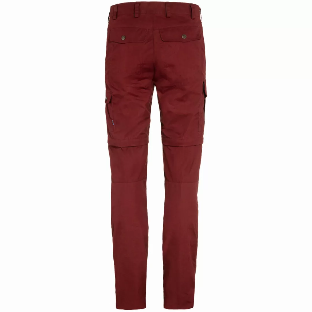 Fjaellraeven Karla Pro Zip Off Trousers Bordeaux Red günstig online kaufen