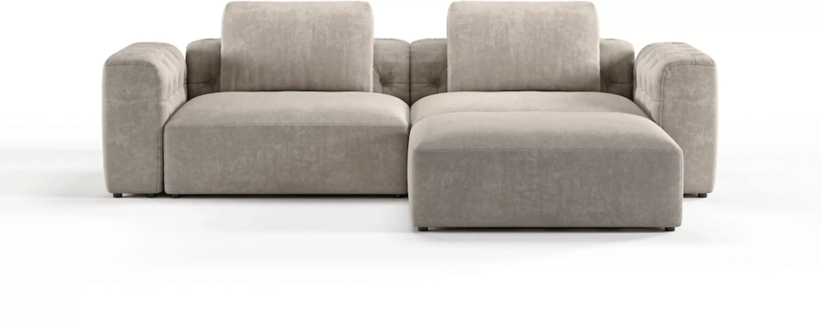 RAUM.ID Ecksofa »Cushid L-Form«, Modulset, bestehend aus 3 Teilen günstig online kaufen