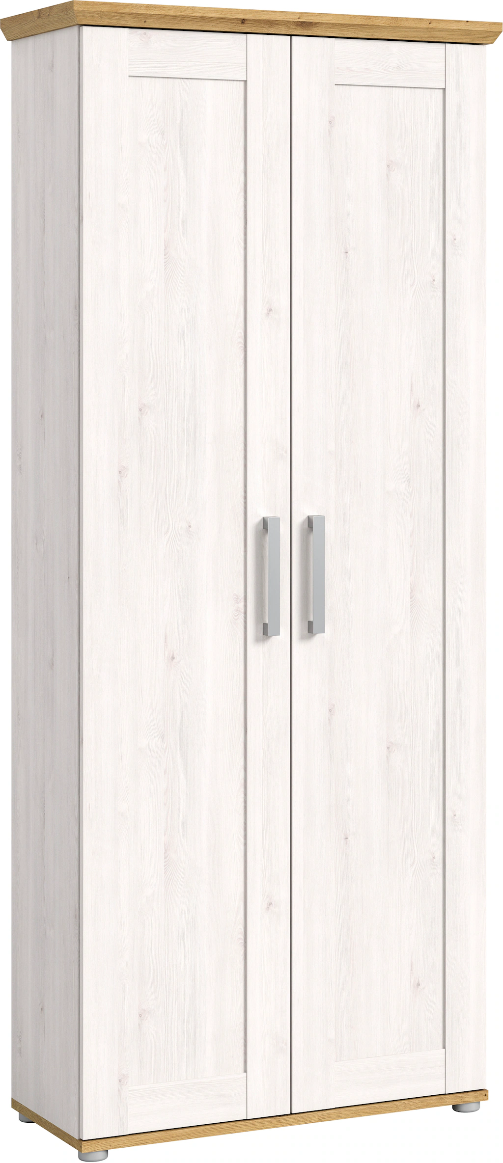 Home affaire Garderobenschrank "COSENZA, TOPSELLER, Höhe 196 cm, 2 Türen, 2 günstig online kaufen